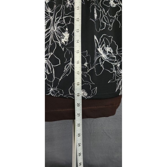 WHITE HOUSE BLACK MARKET SZ S OFF THE‎ SHOULDER TOP BLOUSE FLORAL PRINT - Picture 4 of 9